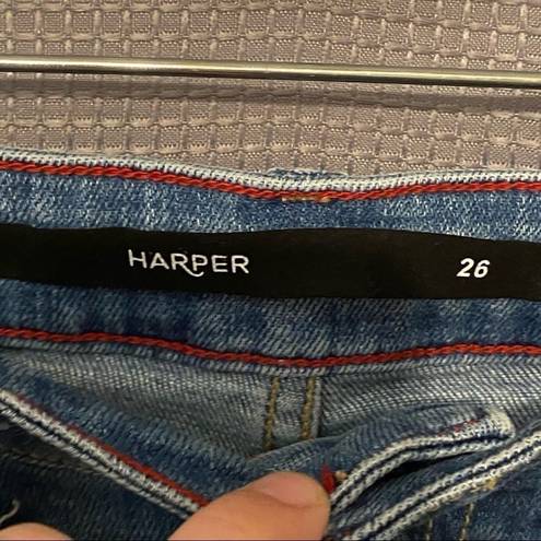Harper  High Rise Distressed Cut Off Shorts (2)