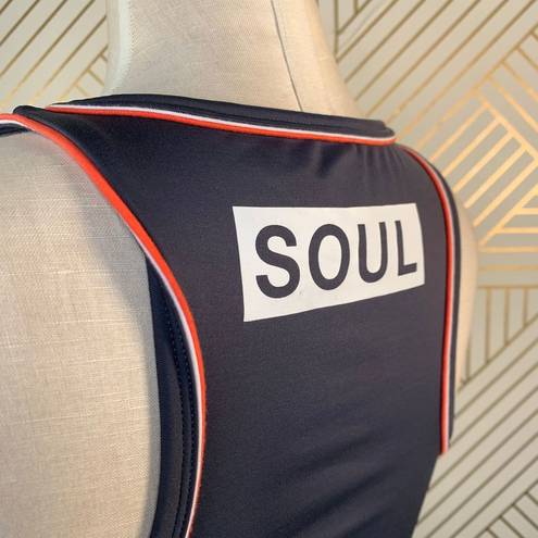 SoulCycle  Gray Sports Bra with Logo on Back