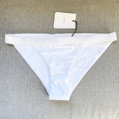 ONIA NWT  Leila Bikini Bottom Solid White Large