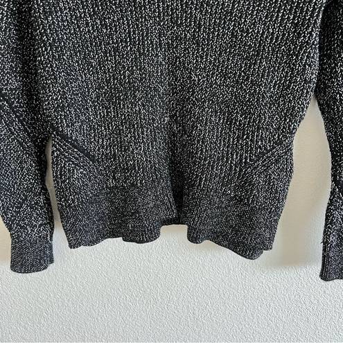 ALLSAINTS  Quinta Shine Sweater in Black/Silver