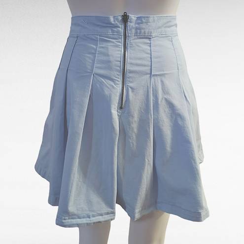 American Eagle  Light Blue Pleated High Waist Tennis Mini Skirt Size 6