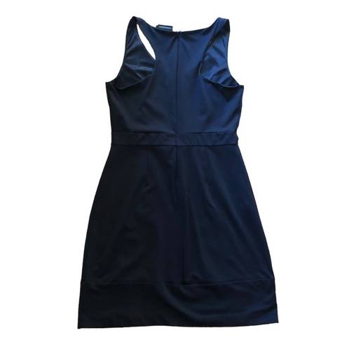 Cynthia Rowley  Sporty Stretch Knit Mini Dress M Navy Lined Empire Waist