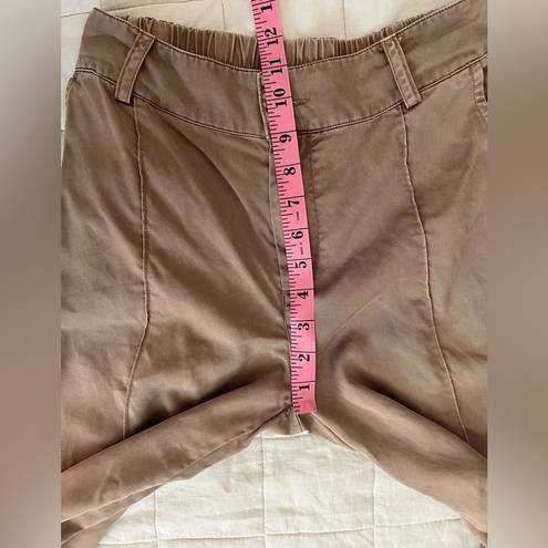 Young Fabulous and Broke  100% Tencel Light Brown Wide Leg Pants - Small