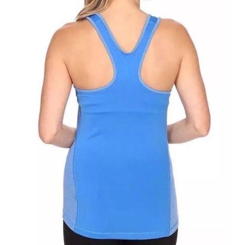 Nike  Pro Cool Training Athletic Workout Racerback Tank Top in Blue Size Large