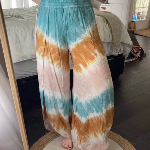 Young Fabulous and Broke  Tie Dye Wide Leg Pants