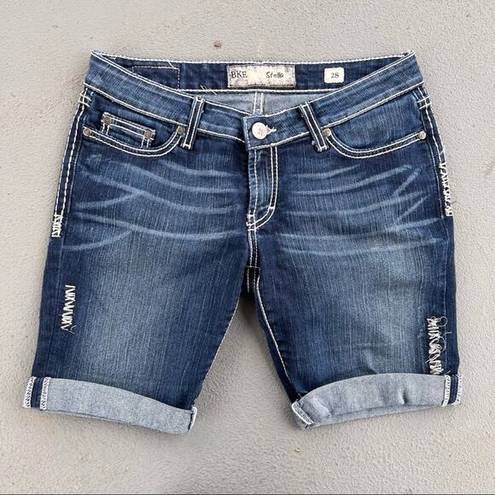 BKE Buckle  Stella Bermuda jean shorts