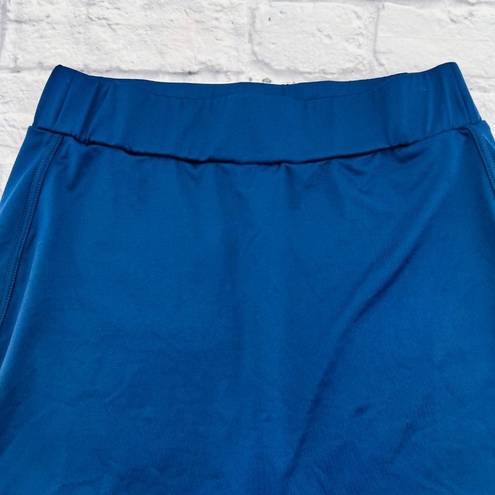 J.Crew  Pull-on Mini Skort W/ Short Women's Small Navy Blue Elastic Waist Stretch