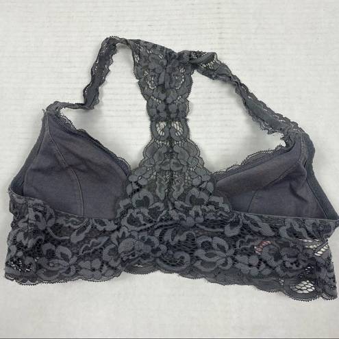 Xhilaration  Grey Lace Racerback Bralette