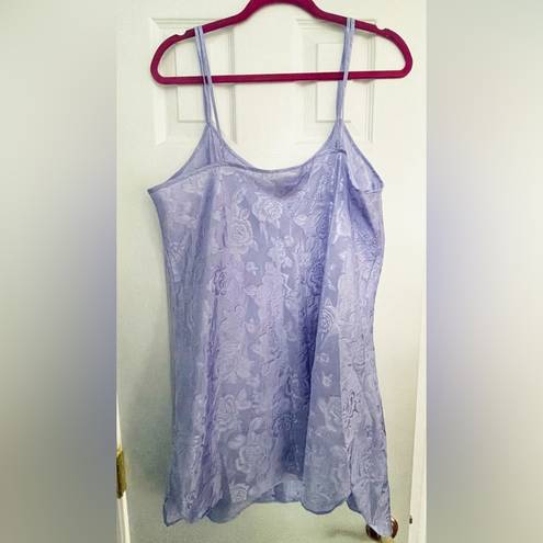 Secret Treasures  Vintage Floral Lilac Purple Chemise Nightgown Size 1X