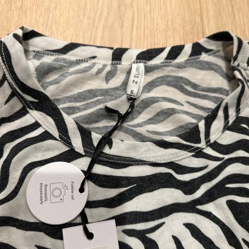 Z Supply NWT  Zebra Print Tank