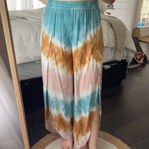 Young Fabulous and Broke  Tie Dye Wide Leg Pants