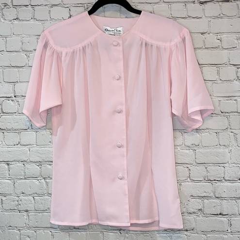 Oscar de la Renta  Expressions Pink Button Down