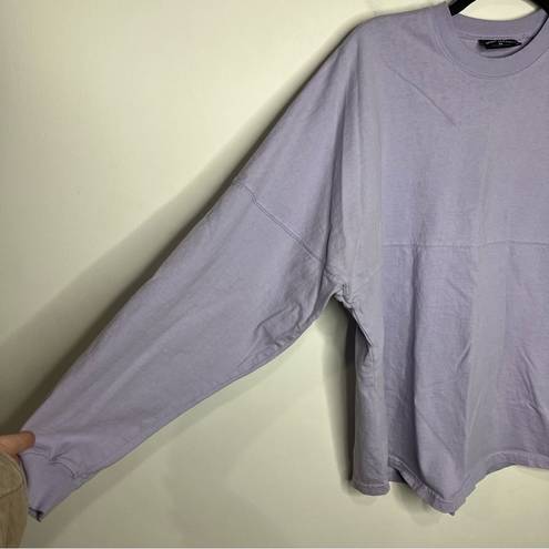 Spirit Jersey  Ko Olina Hawaiian long sleeve tee lavender & white size small