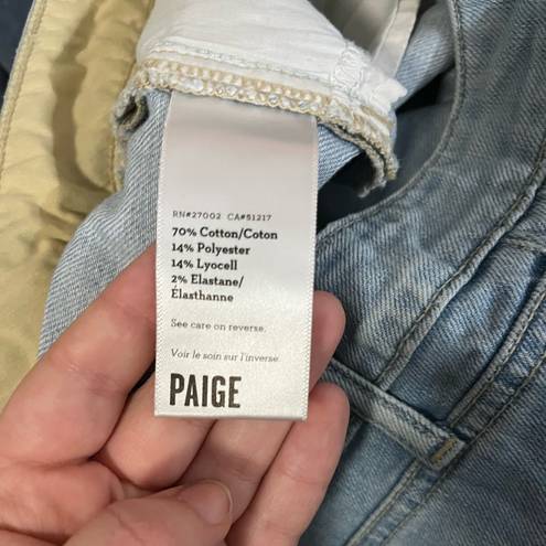 Paige  Jimmy Jimmy Skinny in Naomi Embellished Crystal Boyfriend Jeans Size 28