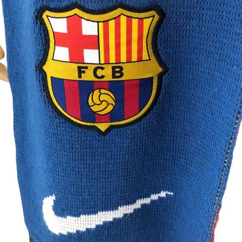 Nike  Blue Red Yellow Knit FCB Barcelona Spain Football Futbol Soccer Scarf