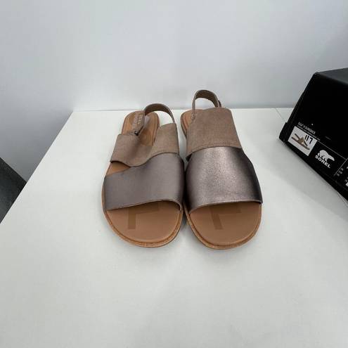 Sorel  Ella II Slingback Sandal in Ash Brown Chalk Size 11 MSRP $90