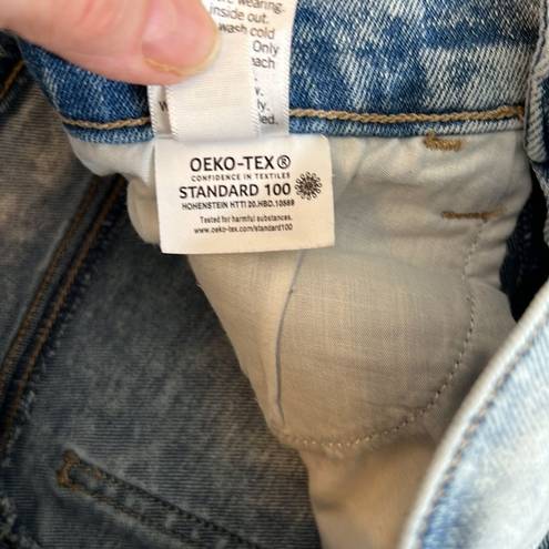 SO  sz 25 distressed cutoff jeans shorts front & back pockets wide belt loops EUC