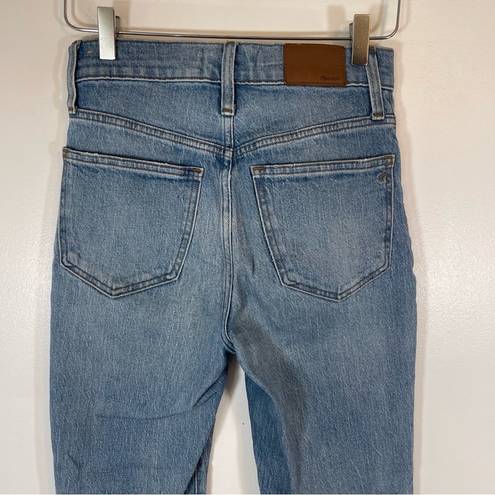 Madewell  The Perfect Vintage Jean Medium Wash Distressed High Rise Size 24