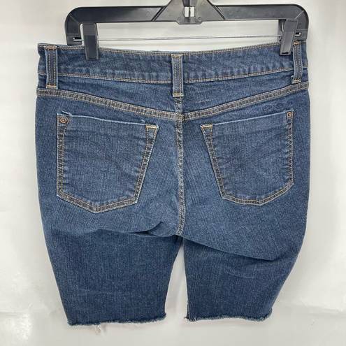 DKNY  Jeans Womens Jean Shorts Denim Cotton Stretch Bermuda Cutoff Blue Size 12R