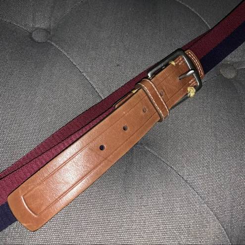 Coach stripe belt