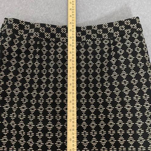 Coldwater Creek  Pencil Skirt Women 14 Black Classic Core