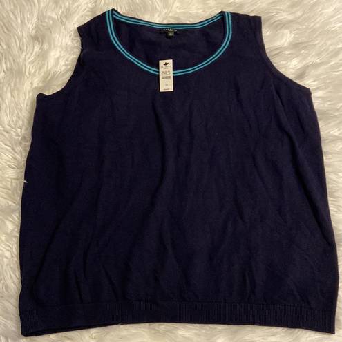 Talbots  Women vest/sweater size 1X brand new with tag