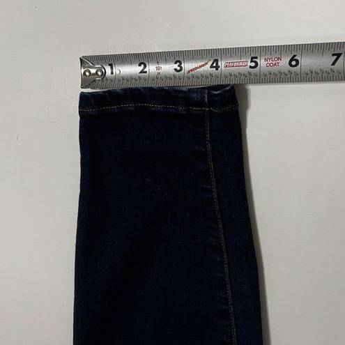 Duluth Trading  Co Jeans Womens 8 Dark Wash Tapered Fit Stretch Blue Denim 28x27