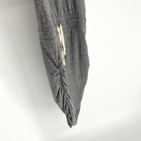 n:philanthropy  Sleeveless Knit Dress Drawstring Waist Heather Gray M