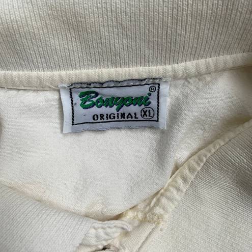 Polo Vintage White Coats Rica Frog Cotton  Short Sleeve Button Down Sz XL