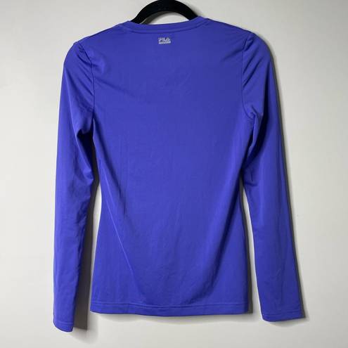 FILA  Purple Long Sleeve Athletic Shirt XS