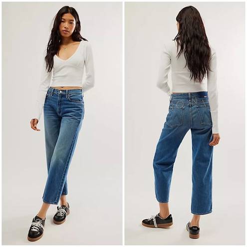 💕MOTHER x BOWIE💕 The Rambler Zip Ankle Jeans ~ Under Pressure 31 NWT