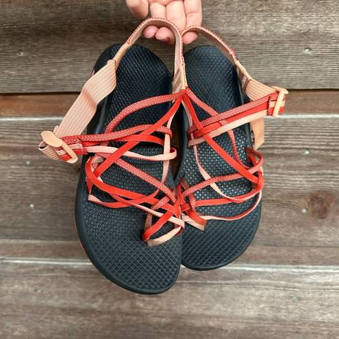 Chacos Chaco Z Cloud X3 Orange Strappy Toe Loop Adjustable Summer Water Hiking …