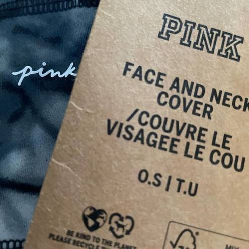 PINK - Victoria's Secret NEW VICTORIAS SECRET PINK GREY FACE AND NECK COVER MASK FILTER POCKET ADJUSTABLE