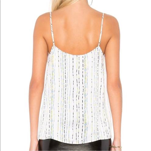 Equipment  Femme Layla 100% Silk Stripe Tank Top