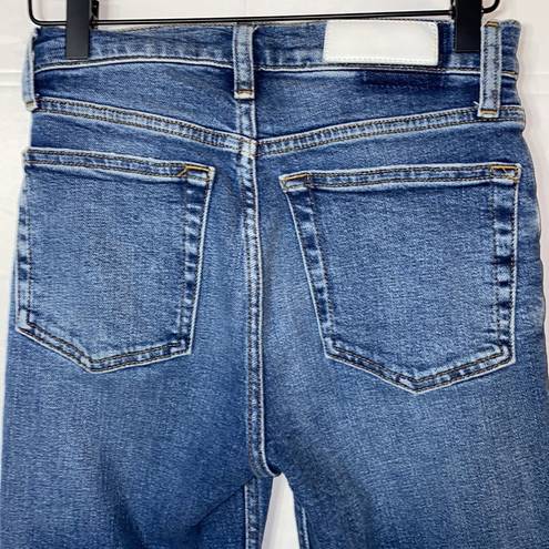 RE/DONE  Originals High Rise Ankle Crop Jeans Size 25