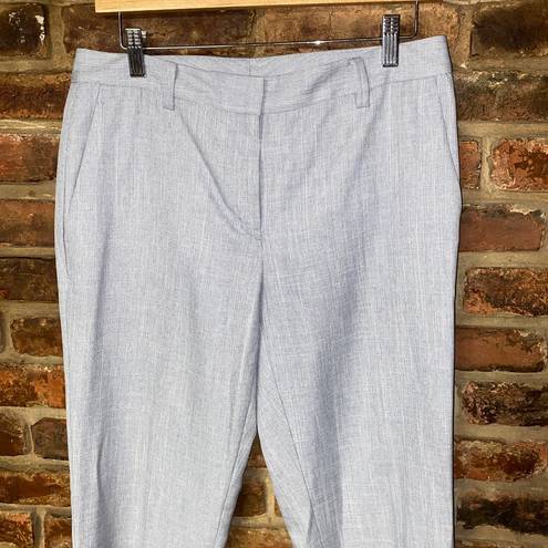 DKNY  Gray Flat Front Cropped Ankle Chino Dress Pants Women's Size 6