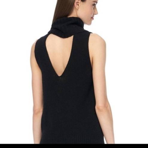 360 Cashmere Sleeveless Turtleneck Knit Sweater Size XS‎