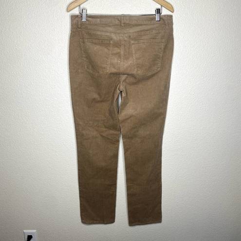 Talbots  Flawless Five Pocket Straight Leg Khaki Corduroy Jeans Pants Size 10