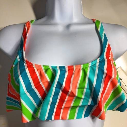 The Bikini Lab  Rainbow Hanky Top nwt