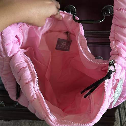 NWT quilted pink Carryall bag