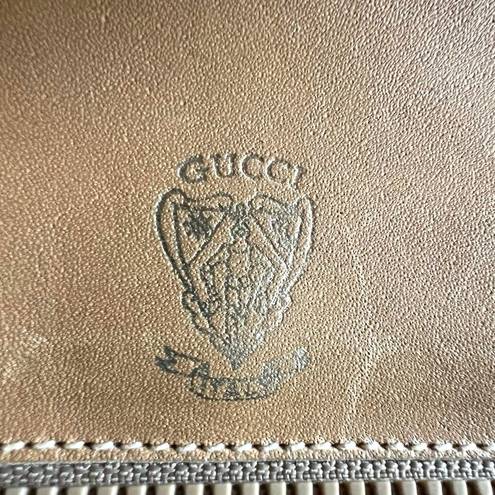 Gucci Vintage  Micro GG Sherry Line Leather Shoulder Bag