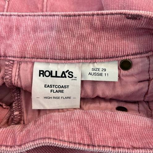 Rolla's Rolla’s Eastcoast Flare Jeans Corduroy Lilac Pink Size 29