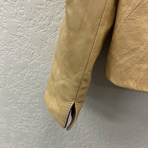 Vera Pelle  Vintage Tan Leather Jacket 16 L