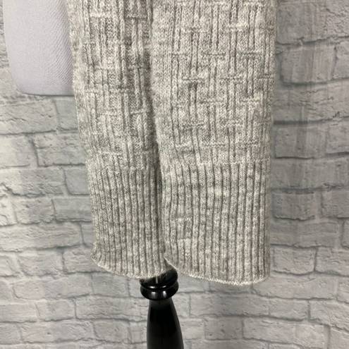 Universal Threads Universal Thread Ribbed Knit Grey Scarf One Size 