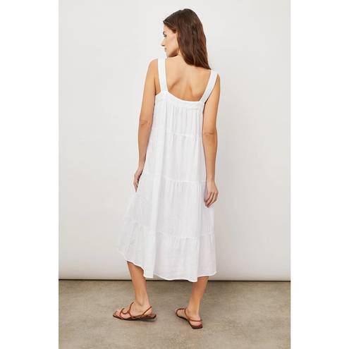 Rails NWOT  White Lightweight Flowy Square Neck Tank Midi Dress Medium