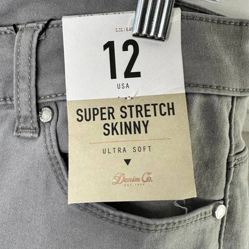 Krass&co Denim . Gray Super Stretch Skinny Jeans Women's Size 12 Inseam 29" Ultra Soft