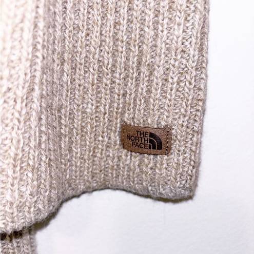 The North Face  Tan Wool Blend Sweater Dress Knit Long Sleeve Womens Size Medium