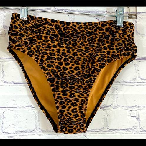 Cabana Del Sol  Leopard Ruffle Bikini