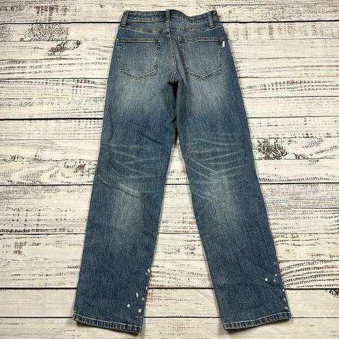 Mulberry Oliver Logan  straight jeans distressed size 25