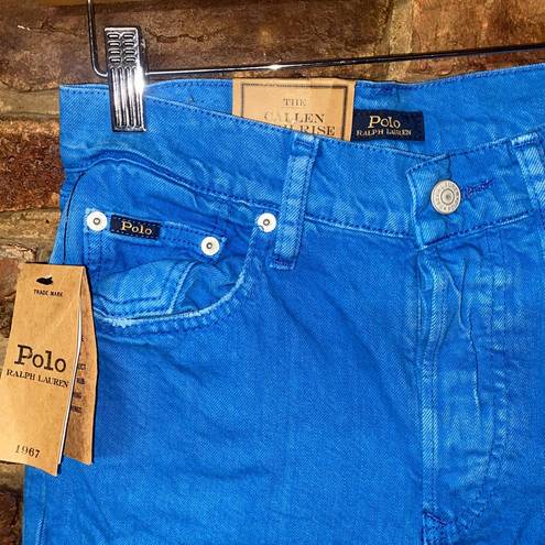 Polo NWT  Ralph Lauren Blue Denim Callen High Rise Slim Jeans Women's Size 25